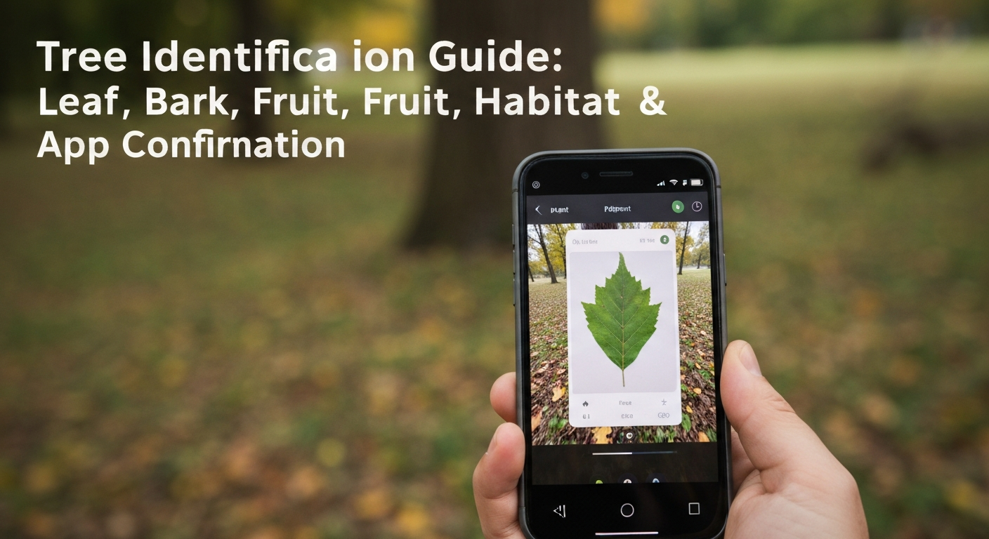 Tree identification guide — leaf, bark, and fruit traits for beginners in the field